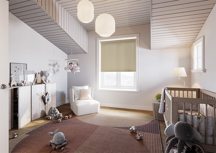 Verona, Country Cream - Motorised Roller Blind - Image 7